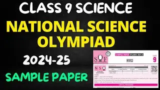 Best MCQ NSO Class 9 Science Olympiad | Class 9th Science - 2024 sample paper 