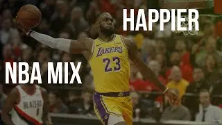 NBA Mix Best Crossovers and Dunks - Happier (2018-19)