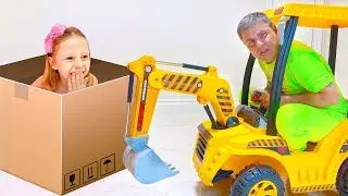 Nastya y papá pasan juntos un día en familia