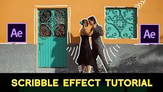 Super EASY scribble, scrawl, doodle effect - HOW TO DRAW IN Adobe After effects tutorial