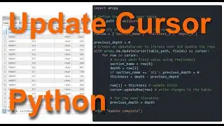 How to loop over a table and make updates using Python in ArcGIS Pro