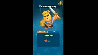 Upgrading Barbarian King In Clash Mini 💪🏻 