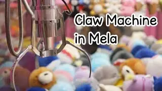 Trying Claw Machine in Dussehra/Navratri Mela in rohini sector 21
