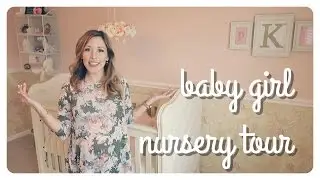 baby girl nursery tour | soft + sweet vintage rose theme
