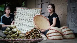 Smart Business From Traditional Food, Making a Rack from Bamboo Go to Market to Sell