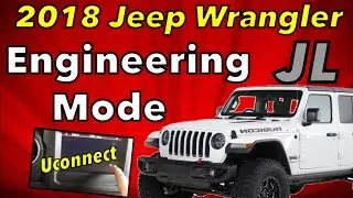 2018 Jeep Wrangler Engineering Mode 🔴Uconnect Radio Hidden feature 🔴