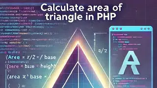 PHP Math Trick: Calculate Triangle Area in Seconds! (Beginner Tutorial + Code)