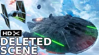 TIE Fighters Almost Destroy The Millennium Falcon!