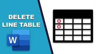 How to delete lines from a table in word