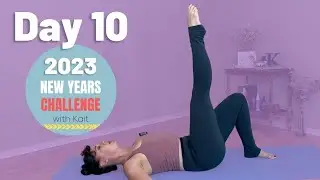 Full Body Pilates No Props No Equipment | Day 10 2023 New Year Challenge