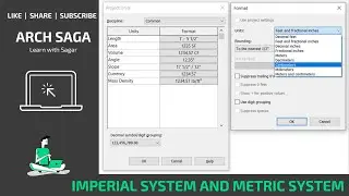Metric System and Imperial System | Revit Tutorial in English | Mini-Series #1