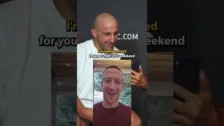 Surprised Alexander Volkanovski with a message from Mark Zuckerberg 