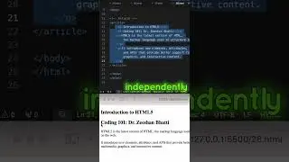 HTML Coding Q&A 28: purpose of the HTML5 