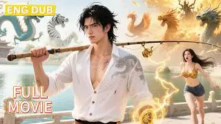 【ENG DUB】🔥POOR GUY to LEGEND in 3 SECONDS! Fishing Rod Summons Sacred Beasts to CRUSH Enemies!
