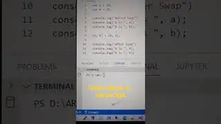 JavaScript Swap Values: 
