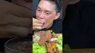 Crispy Chicharon Bulaklak at Crispy Pata #mukbang #shortvideo