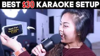 THE BEST $30 KARAOKE SETUP FOR SINGERS?!