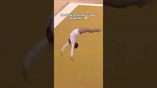 What is it with college gymnasts and these bellyflops😂 