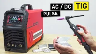 AC / DC TIG Welder with Pulse - ARCCAPTAIN TIG200P AC DC  | Unboxing & Test