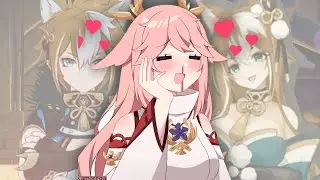 Gorou Is So Scared To Meet Yae Miko - Genshin Impact
