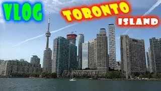 VLOG boat trip Toronto Island Park Downtown with bicycle by SanSanychTV