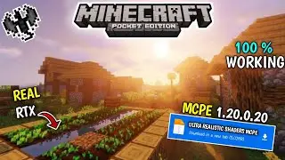 [ Ultra ] Realistic Shader For Mcpe 1.20.0.20 🤩 Render dragon Shaders MCPE