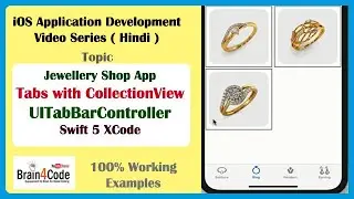 How to Create Tabs in iOS Using Swift 5 XCode | Hindi | Use UICollectionView inside TabBarController