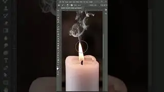 Create Realistic Smoke in Photoshop cc Tutorial | Candle Smoke Effect | Graphic Design