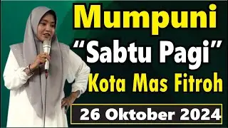 PENGAJIAN SABTU PAGI BERSAMA MUMPUNI HANDAYAYEKTI DI CANDIROTO TEMANGGUNG,26 OKTOBER 2024