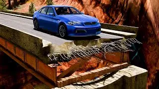 Cars vs Unfinished Road – BeamNG.Drive | NVR 2ND