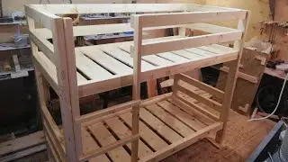 ДВУХЯРУСНАЯ КРОВАТЬ СВОИМИ РУКАМИ . ДЕТСКАЯ КРОВАТКА . DIY