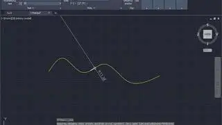 Spline radius dimension - kóta poloměru křivosti spline