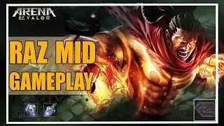 Arena Of Valor, RAZ GAMEPLAY: [ HOW TO PLAY RAZ MID ]