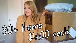 THIS brand SELLS FAST.. and I can prove it. * 30+ clothing haul to resell on poshmark & ebay*