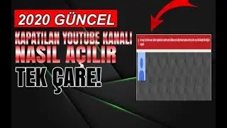 TELİF YİYEN KANAL NASIL AÇILIR?/TEK ÇÖZÜM KESİN BİLGİ!