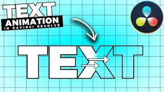 Color Fill TEXT ANIMATION In Davinci Resolve