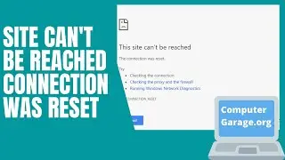 This Site Can't Be Reached The Connection Was Reset { FIXED }