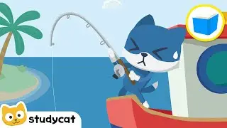 我们去钓鱼吧 🎣| Let's Go Fishing | Animated Stories for Kids in Chinese | Learn Chinese | Studycat