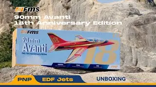 Unboxing FMS 90mm Avanti RC Jet | 18th Anniversary Edition 🛩️