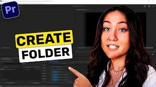 How to create a folder and organize files in Premiere pro