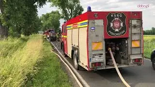Podsumowanie akcji gaszenia samochodu w pobliżu Piskorzowa