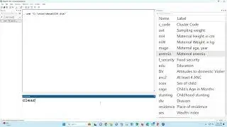 Usage of DO file / Stata Code for storing all Stata syntax: Session-3
