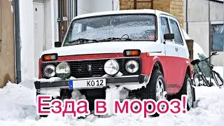 Подвеска в мороз! Запуск Нивы в мороз с 10 летним АКБ?..
