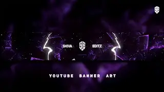 How to make Youtube Banner Art On Android Using Pixellab | Youtube Banner Template | Shiva Editz