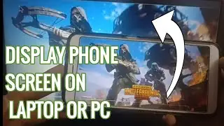 Display phone screen on laptop or pc with and without software - 2 methods