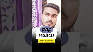 3 PHP Projects for Final Year! 