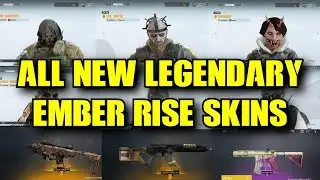 ALL NEW Ember Rise Legendary Skins & Headgears Caveria Face Reveal! Rainbow Six Siege Alpha Packs