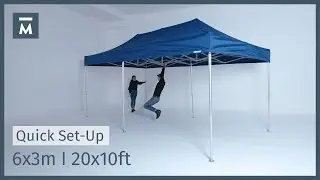 How to Set up a 6x3 m Gazebo | Video Instructions
