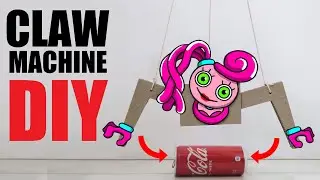Cardboard Claw Machine with Mommy Long Legs in Poppy Playtime｜How to make Cardboard Toy DIY