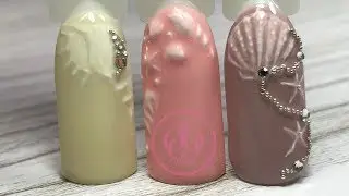 Морской дизайн ногтей РАКУШКИ♥ Гель лаки Bluesky NUDE